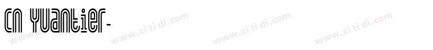 CN Yuantier字体转换